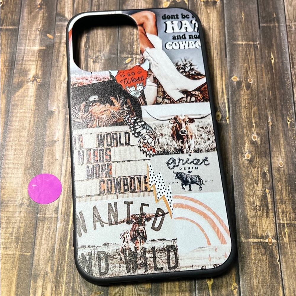 5for$10 Cowgirl IPhone 13 Pro Max Aesthetic Collage Phone Case Cowboy